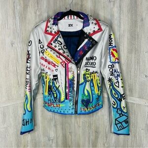SX Graffiti Punk Moto Jacket